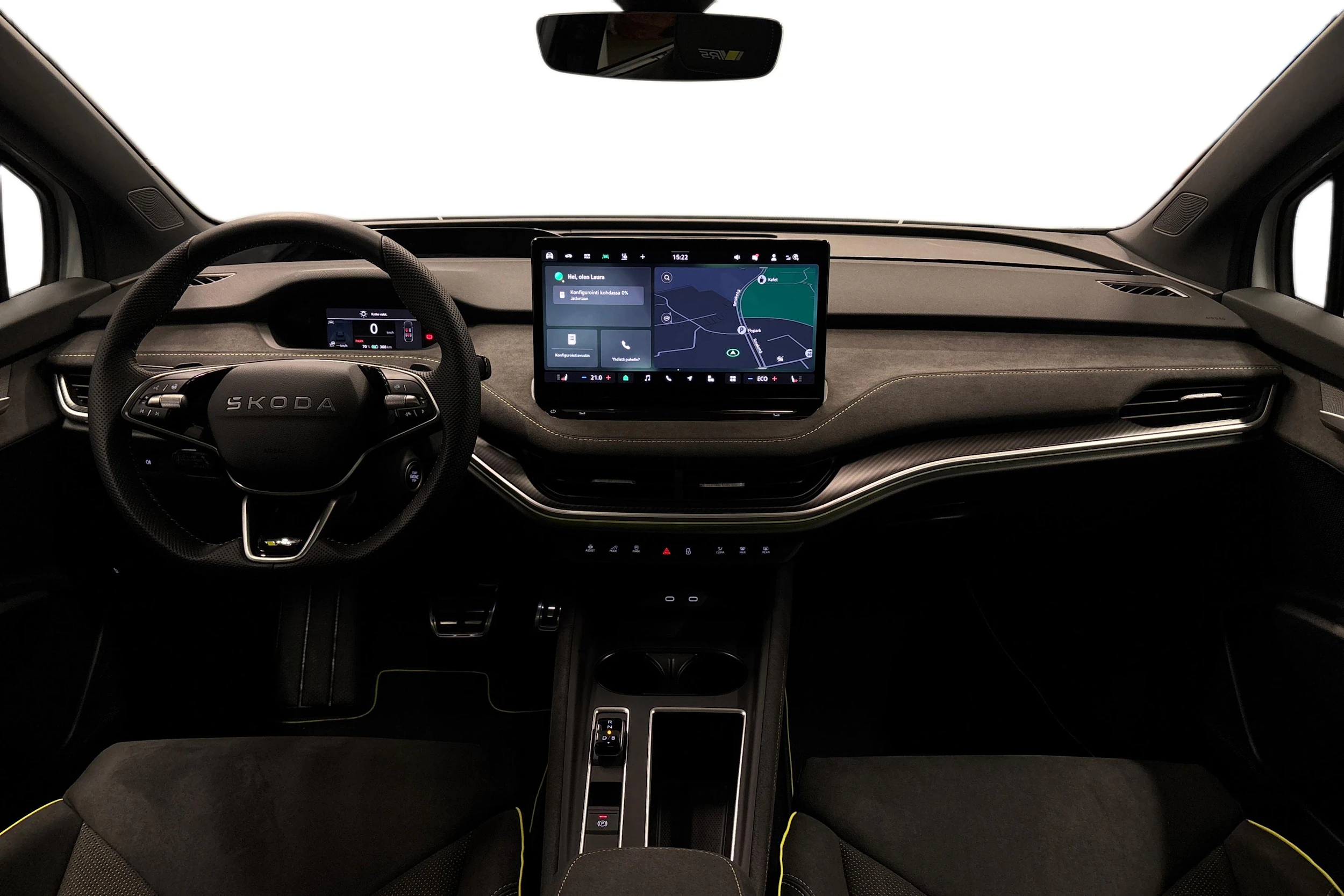 valkoinen Skoda Enyaq 2026 kuva 9.