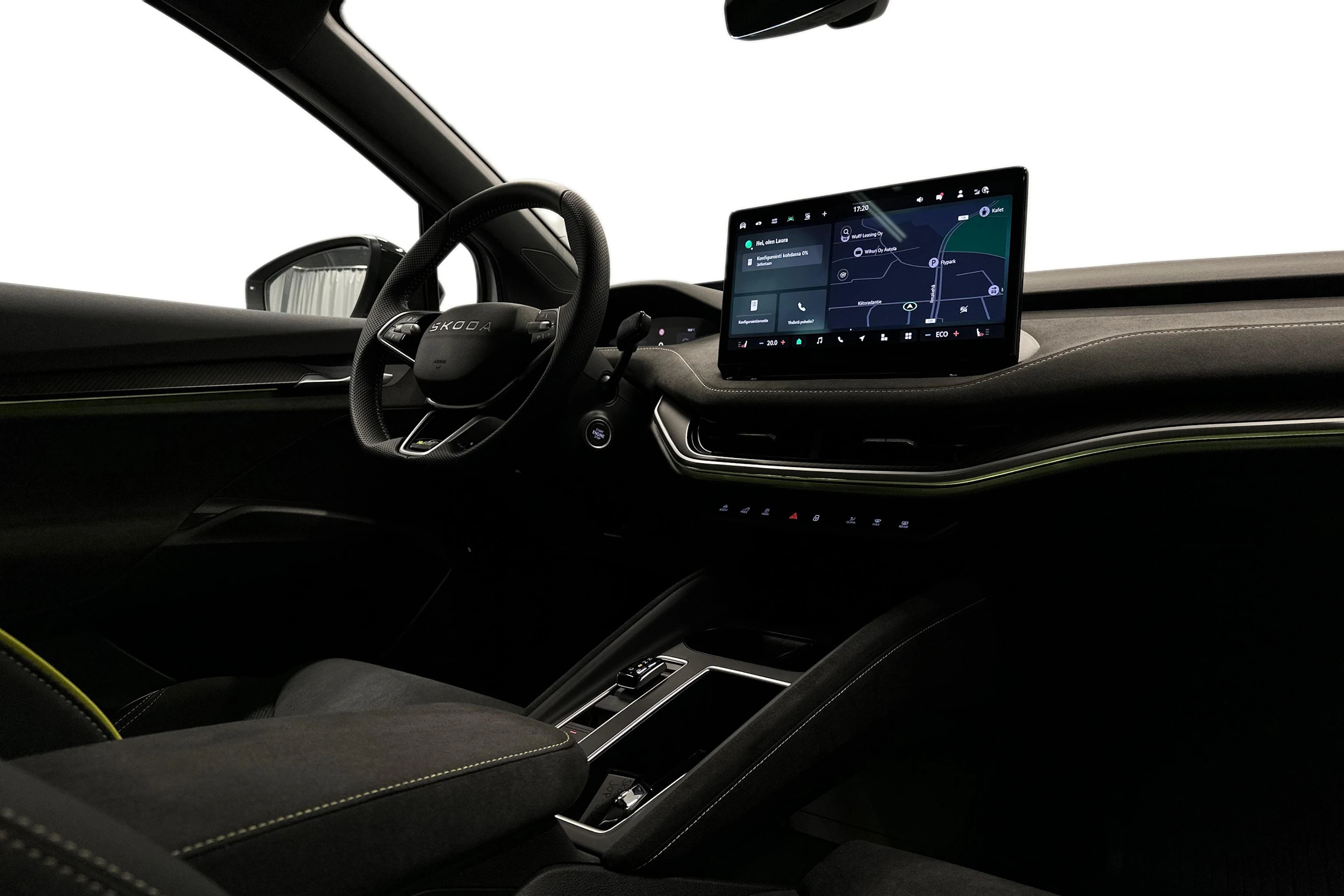 valkoinen Skoda Enyaq 2026 kuva 9.