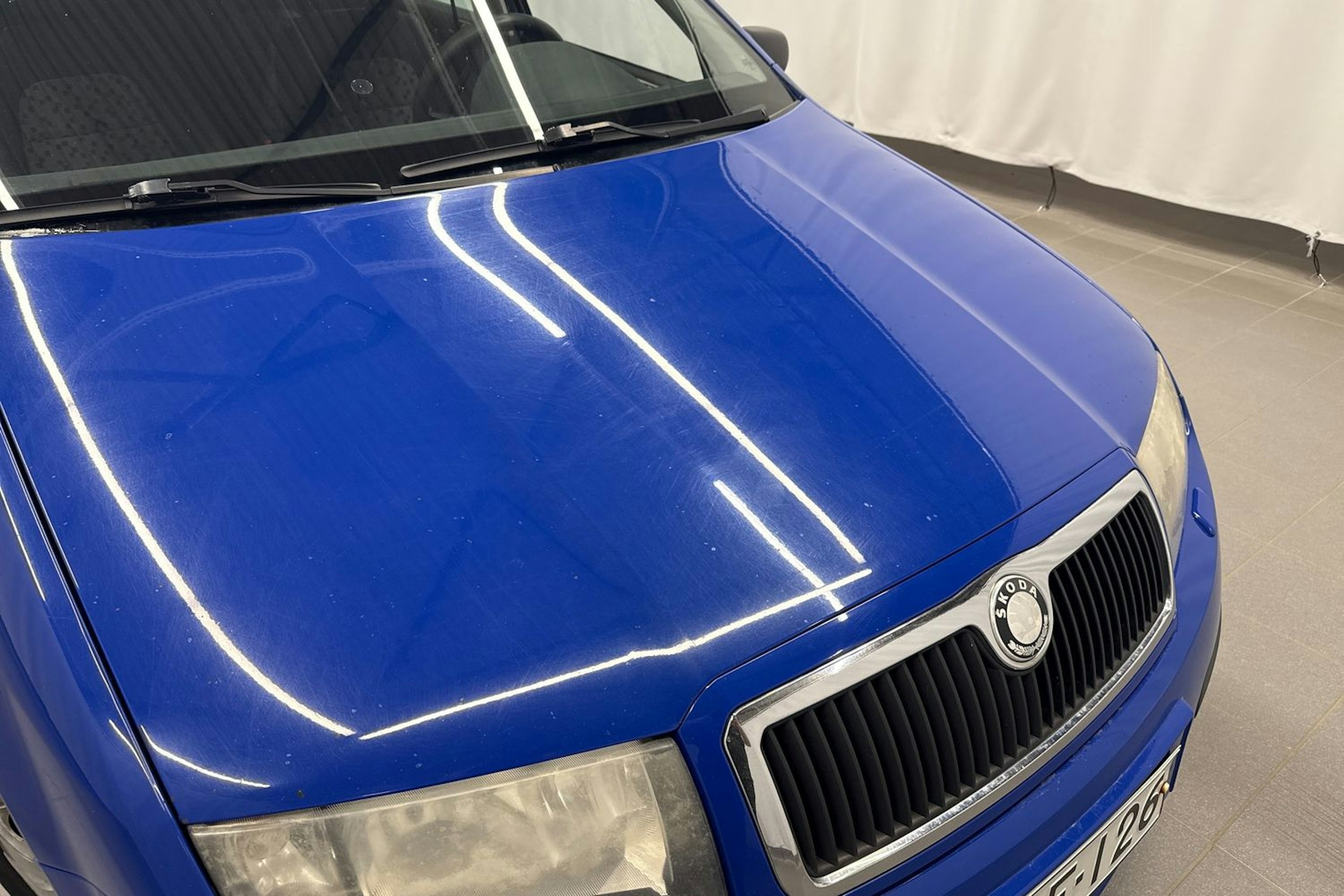 sininen Skoda Fabia 2005 kuva 17.