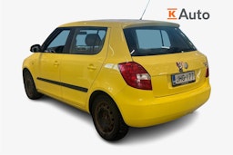 keltainen Skoda Fabia 2007 kuva 2.