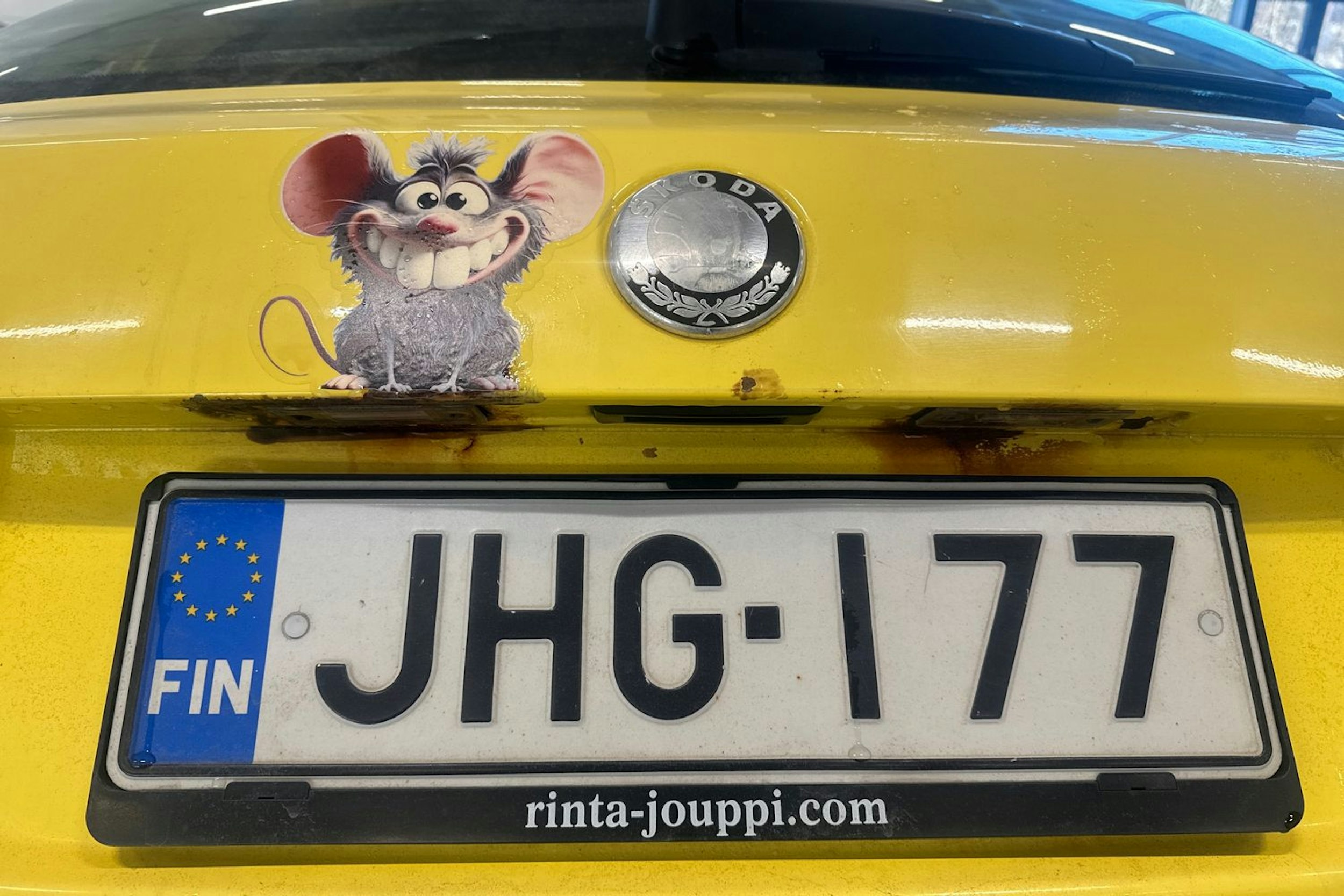 keltainen Skoda Fabia 2007 kuva 14.