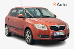 punainen Skoda Fabia 2008 kuva 1.