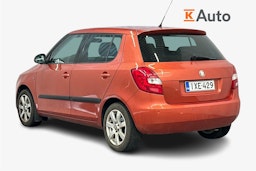 punainen Skoda Fabia 2008 kuva 2.