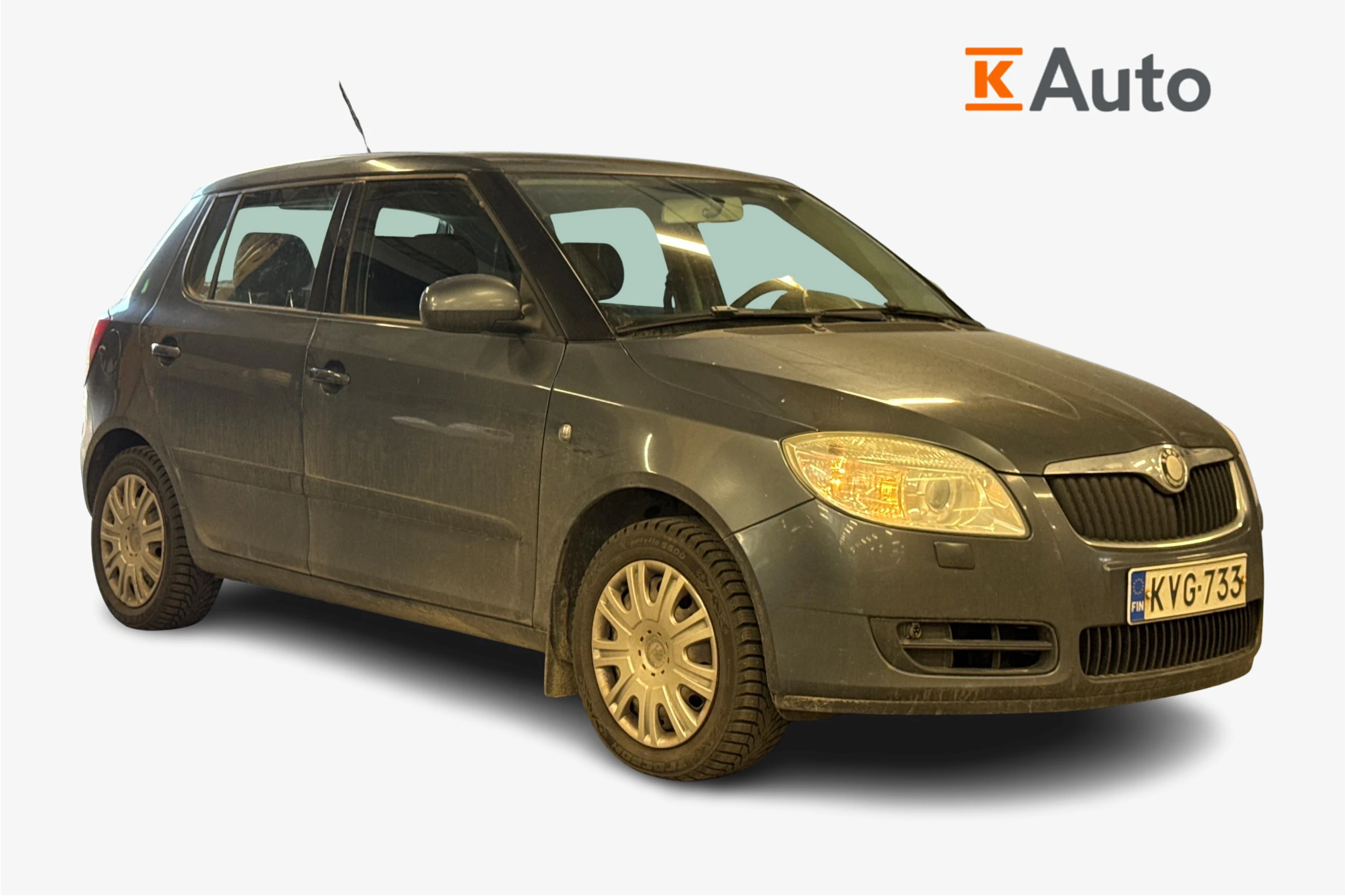 harmaa Skoda Fabia 2008 kuva 1.