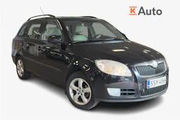 musta Skoda Fabia 2008 kuva 1.