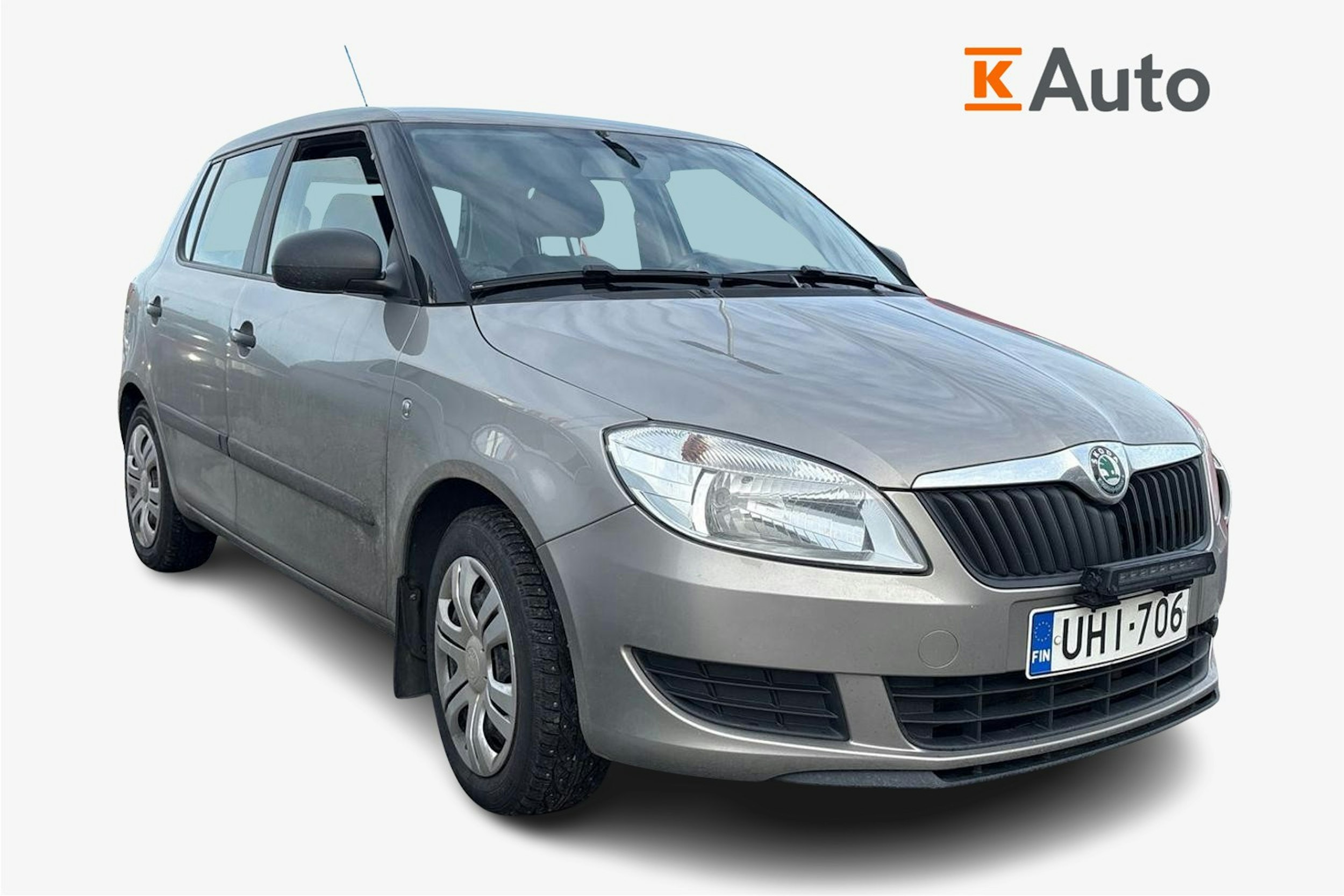 ruskea (beige) Skoda Fabia 2010 kuva 1.