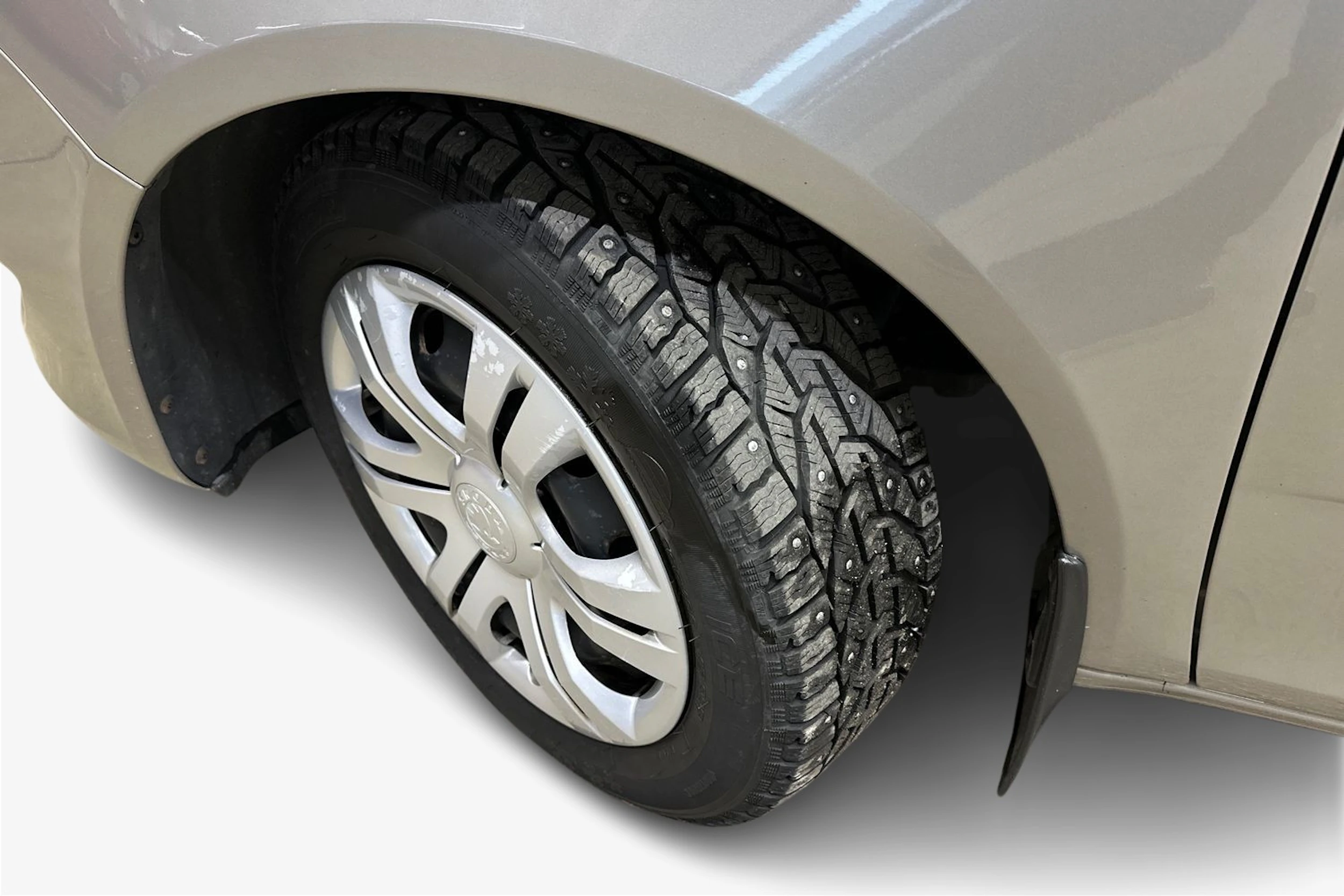 ruskea (beige) Skoda Fabia 2011 kuva 9.