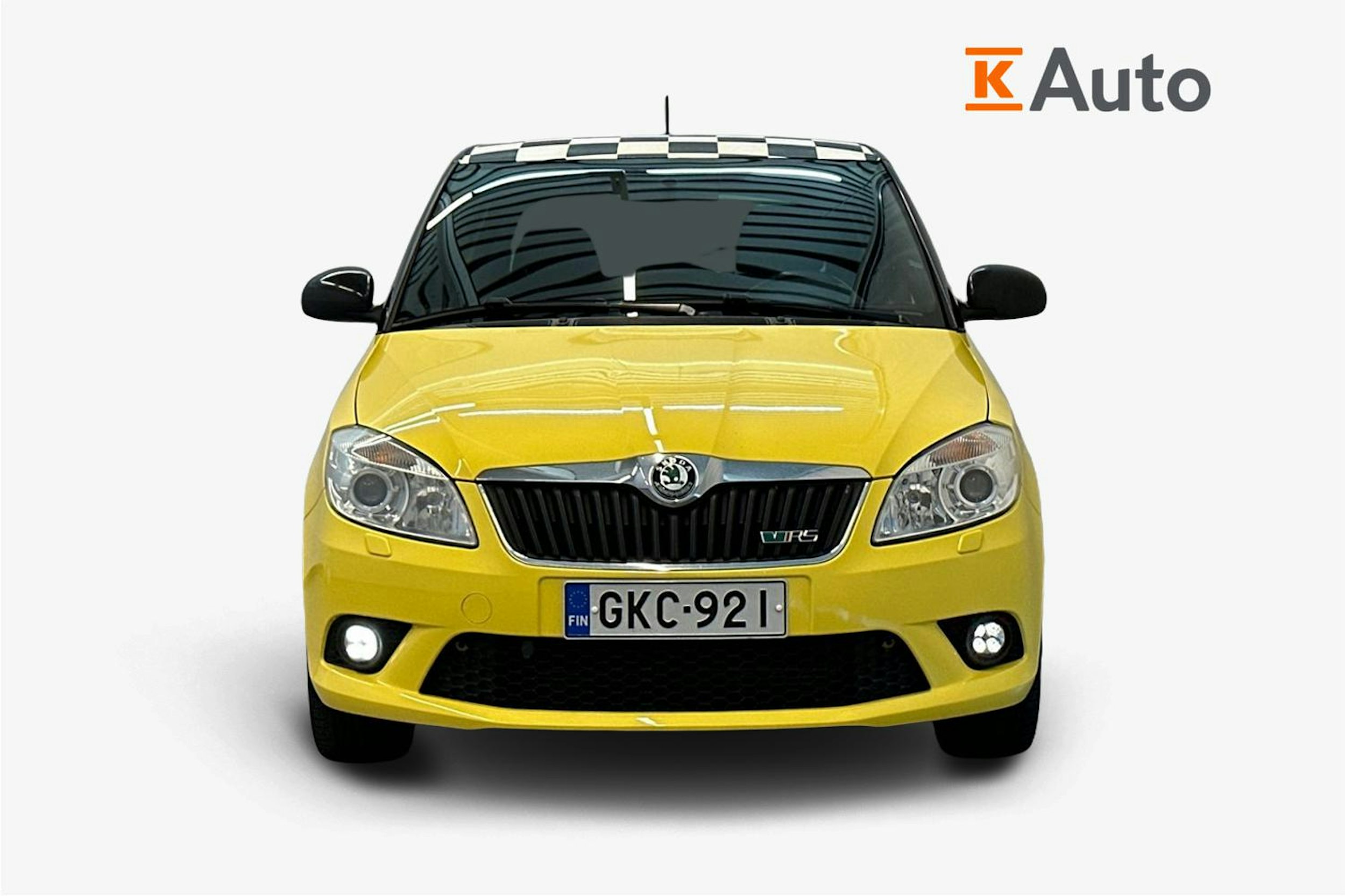 Keltainen Skoda FABIA 2012 kuva 4.
