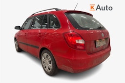 punainen Skoda Fabia 2012 kuva 2.