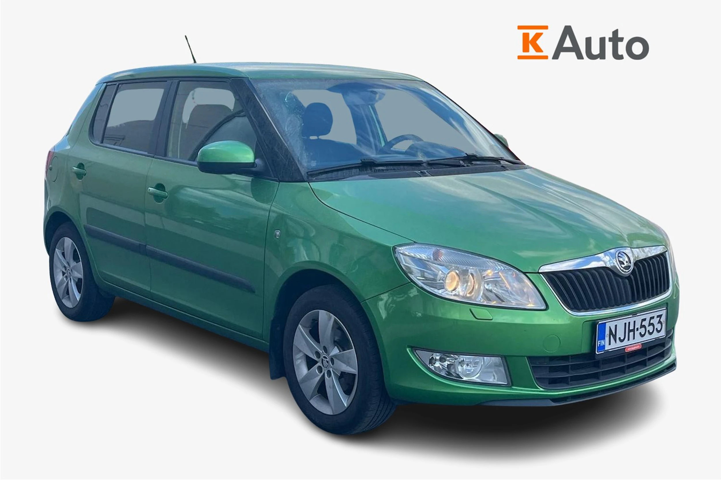 vihreä Skoda Fabia 2013 kuva 1.