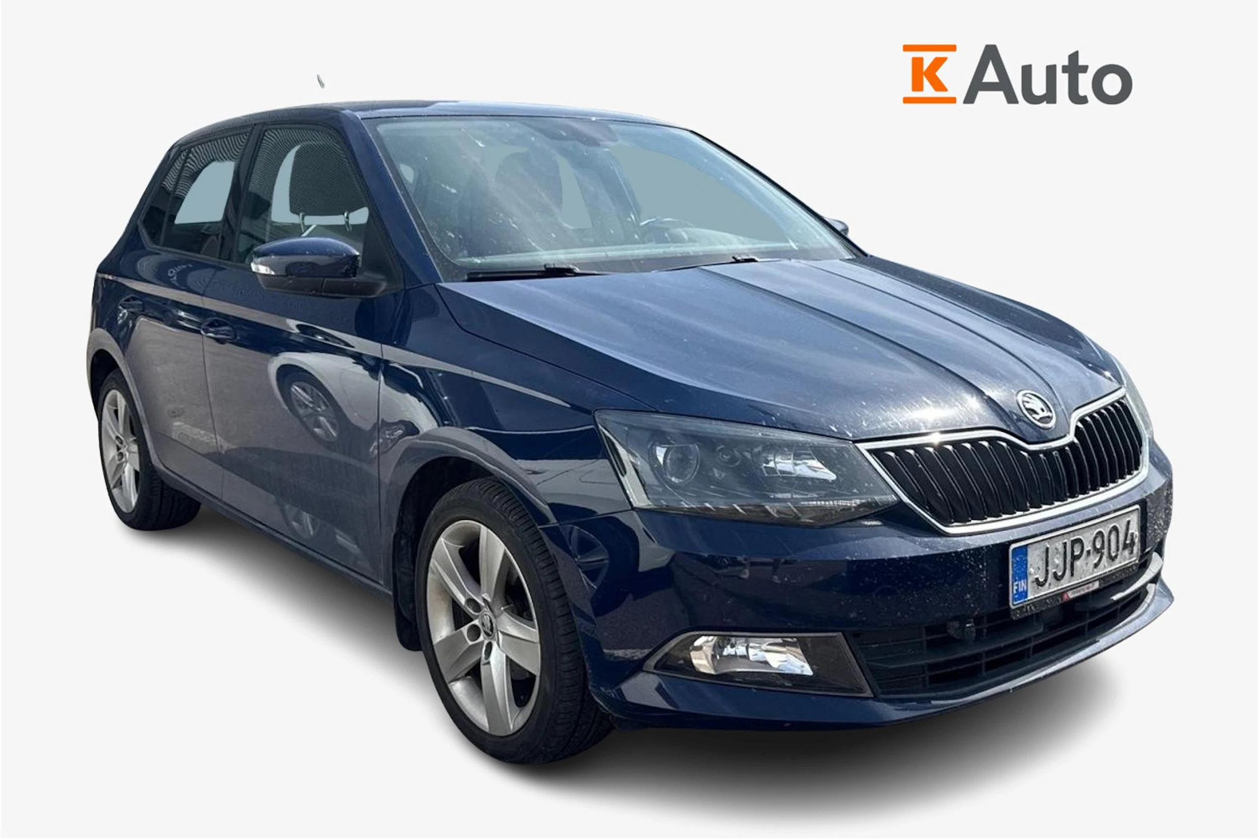 sininen Skoda Fabia 2015 kuva 1.