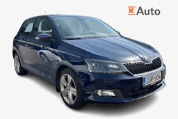 sininen Skoda Fabia 2015 kuva 1.