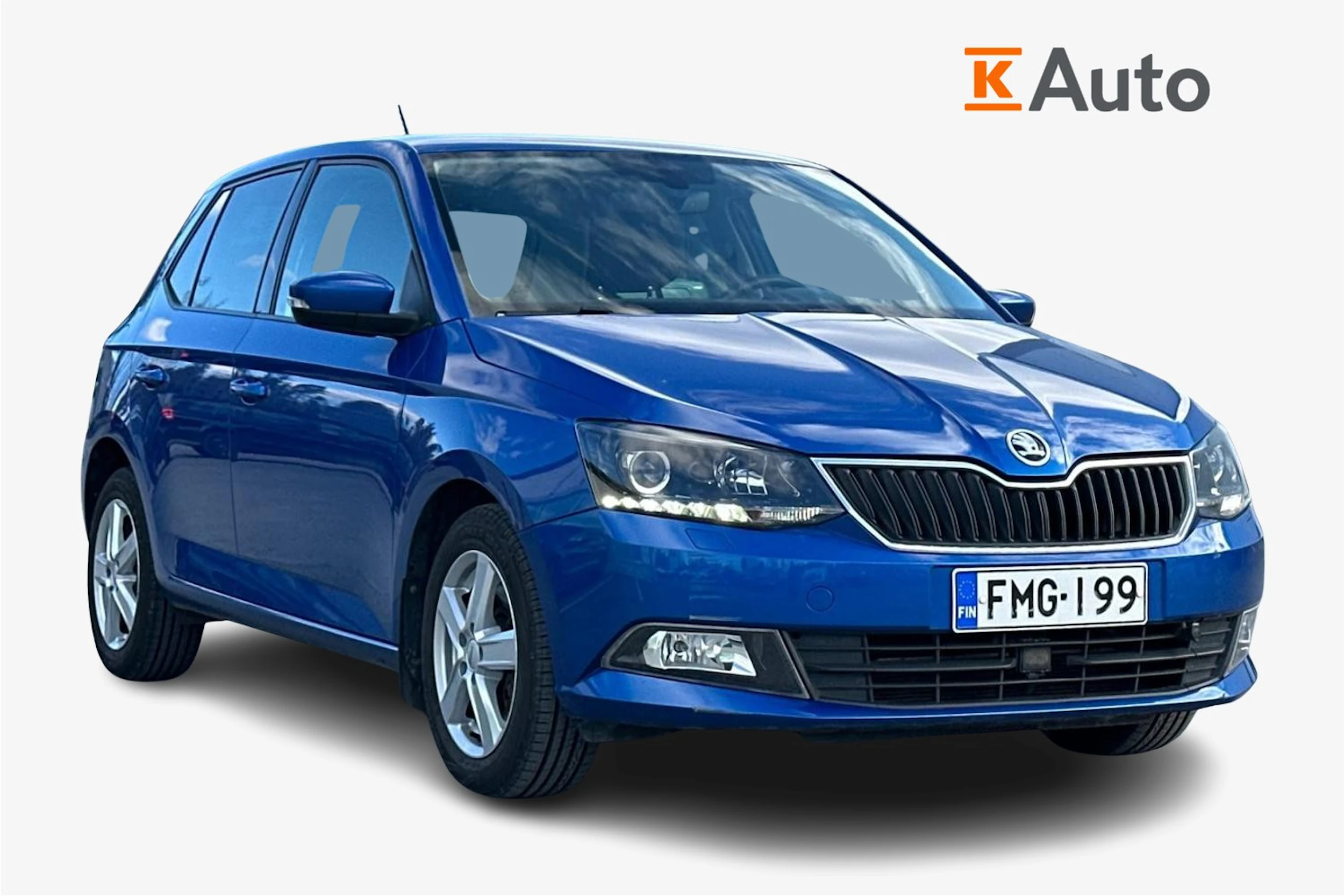 sininen Skoda Fabia 2016 kuva 1.