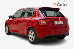 punainen Skoda Fabia 2016 kuva 2.