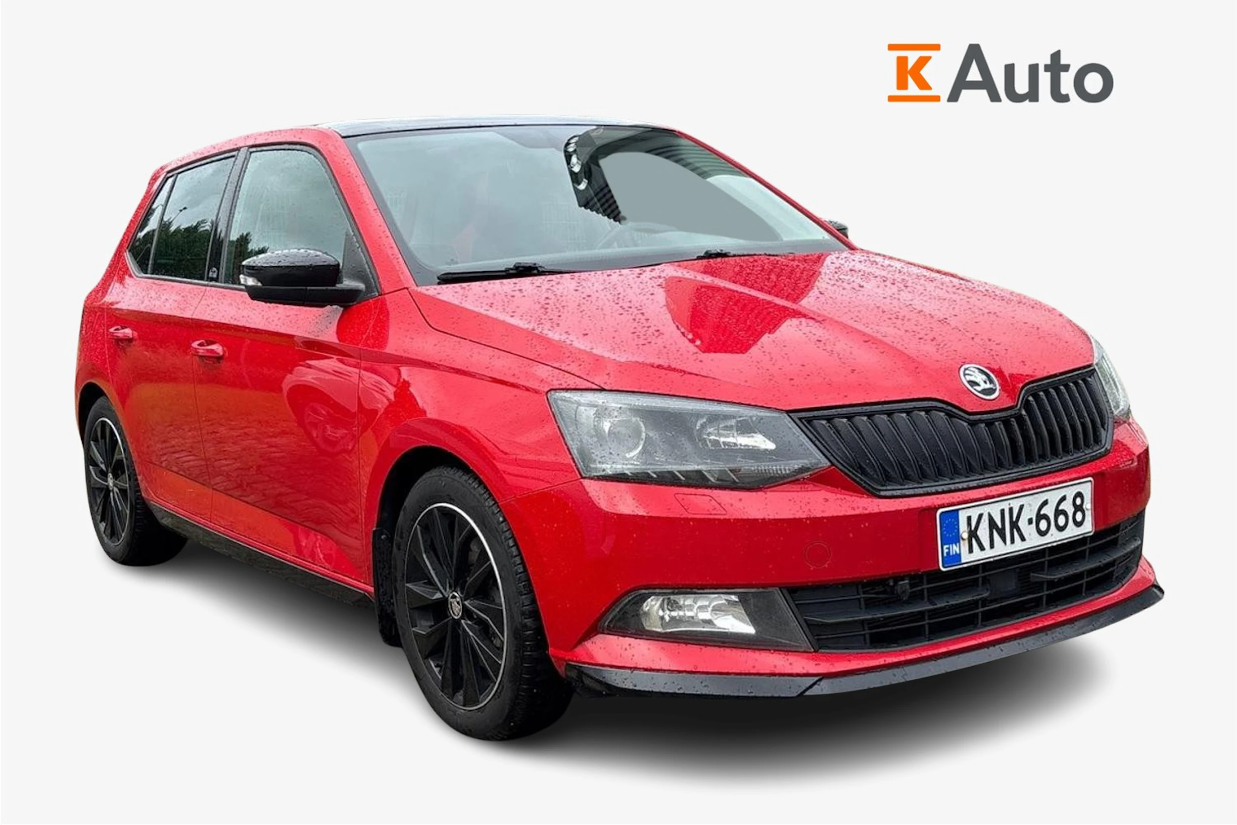 punainen Skoda Fabia 2016 kuva 1.
