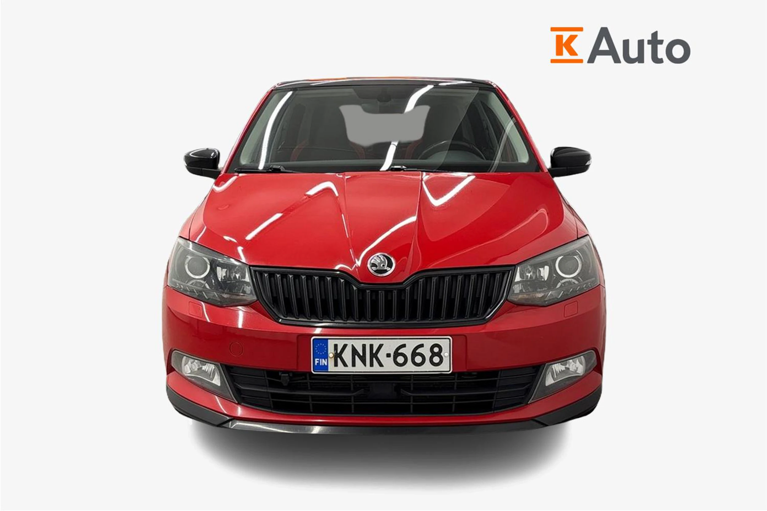 punainen Skoda Fabia 2016 kuva 4.