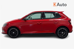 punainen Skoda Fabia 2016 kuva 5.