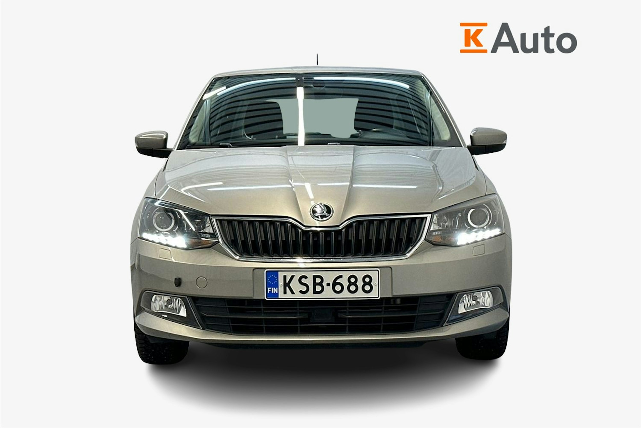 ruskea (beige) Skoda Fabia 2016 kuva 4.