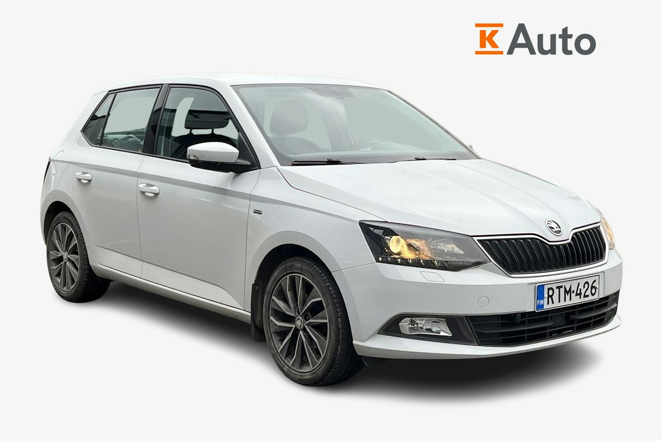 valkoinen Skoda Fabia 2017 kuva 1.