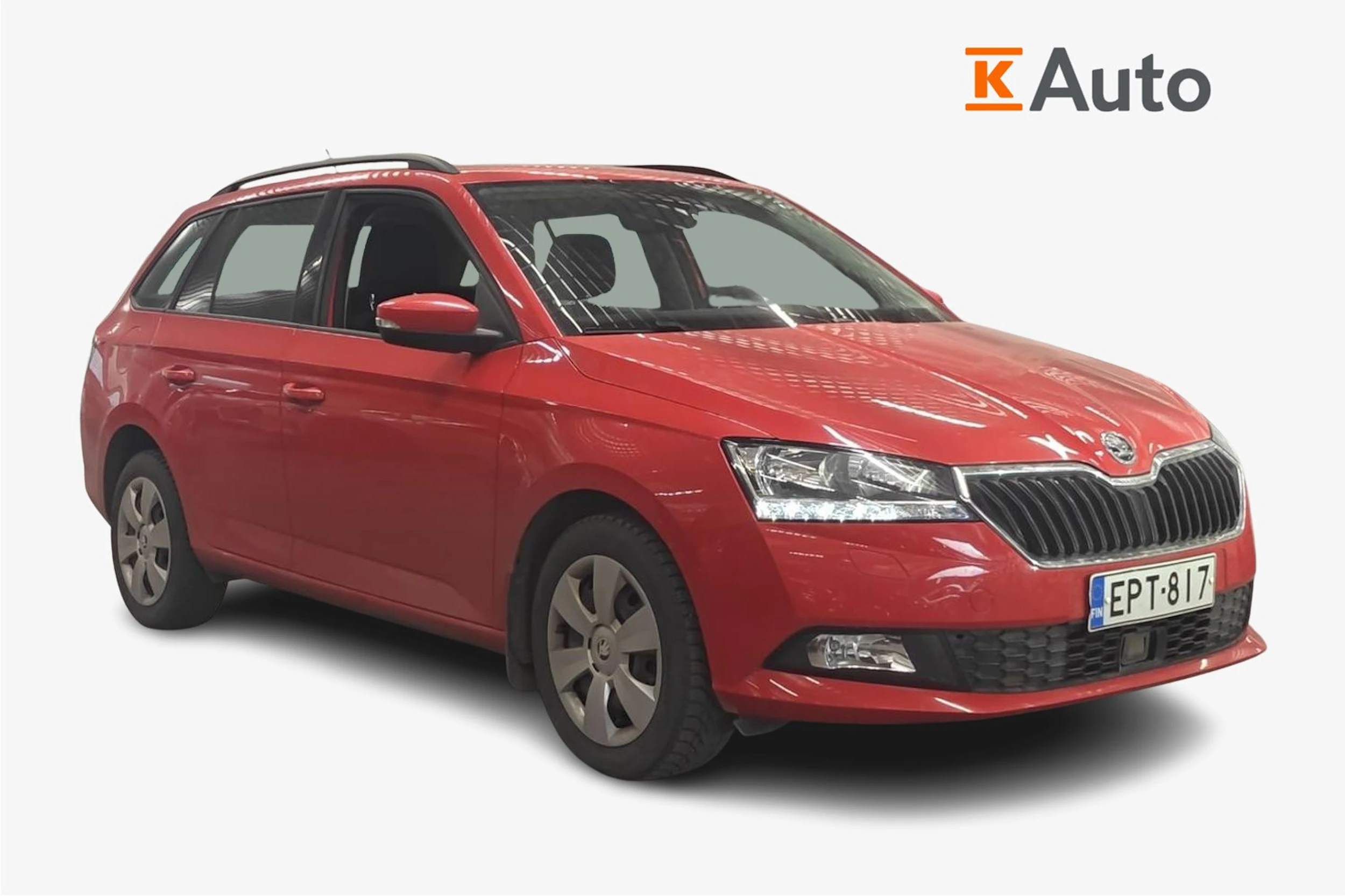 punainen Skoda Fabia 2018 kuva 1.