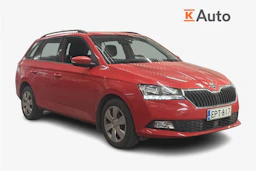 punainen Skoda Fabia 2018 kuva 1.