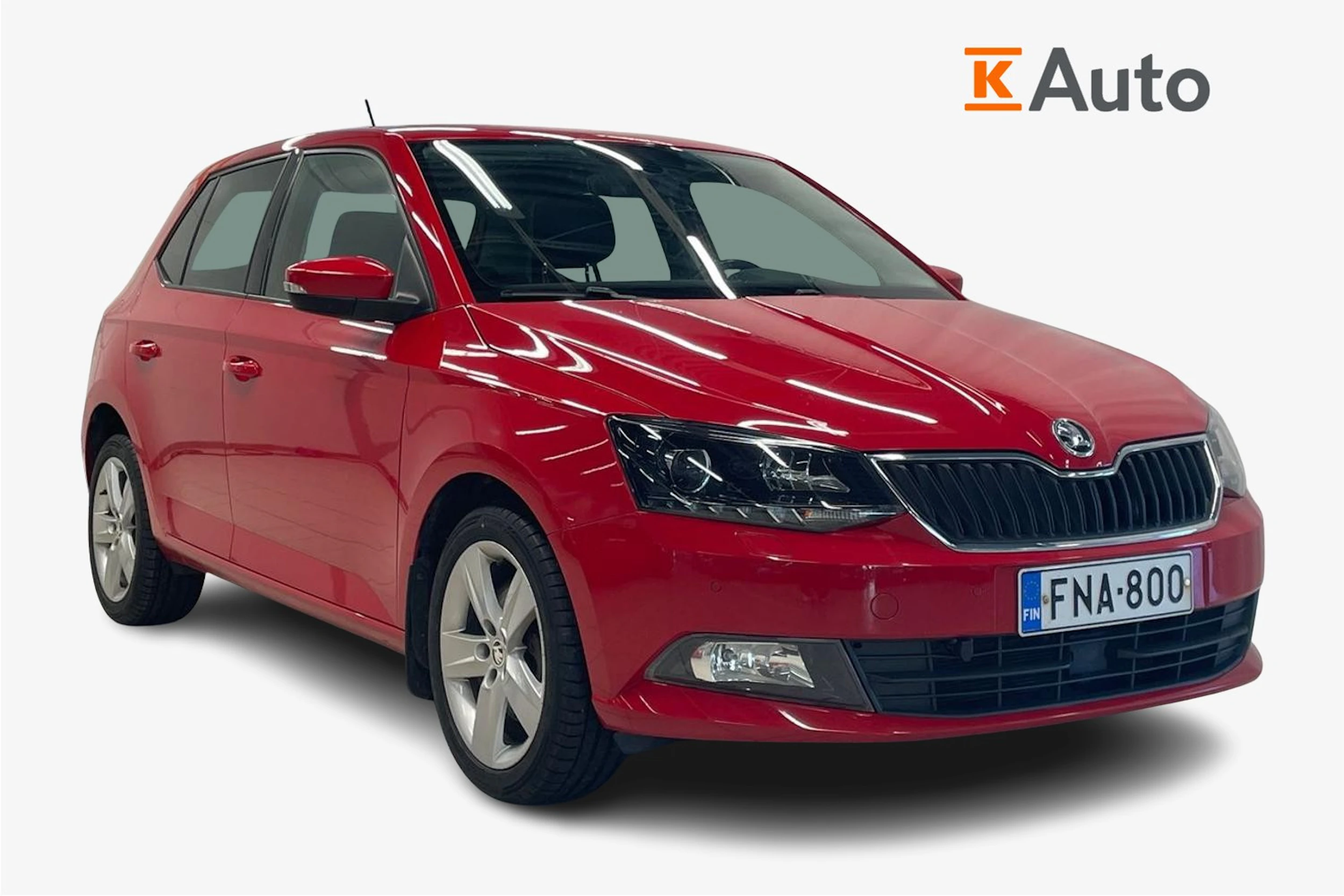 punainen Skoda Fabia 2018 kuva 1.
