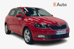 punainen Skoda Fabia 2018 kuva 1.