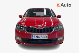 punainen Skoda Fabia 2018 kuva 4.