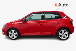 punainen Skoda Fabia 2018 kuva 6.