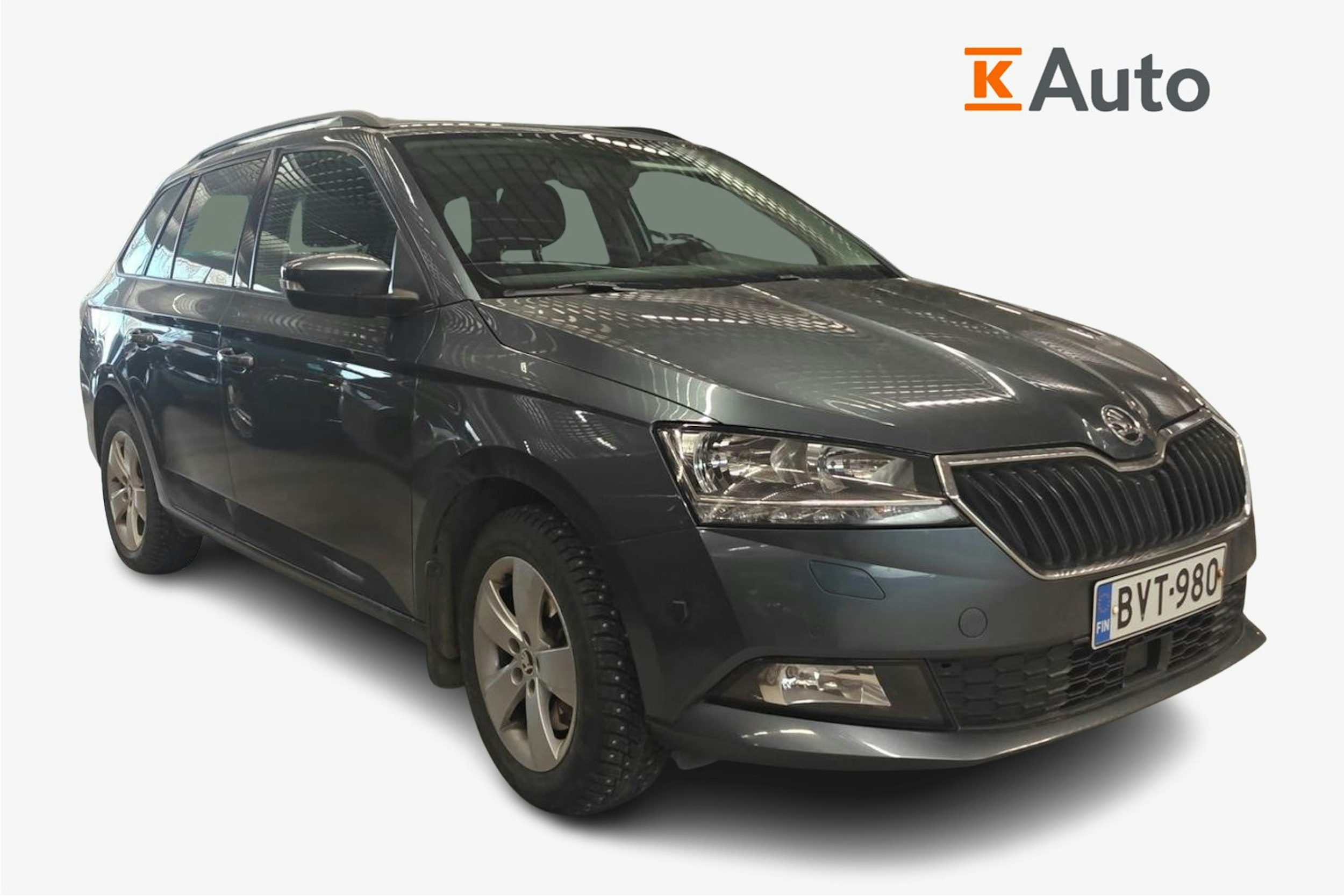 harmaa Skoda Fabia 2019 kuva 1.