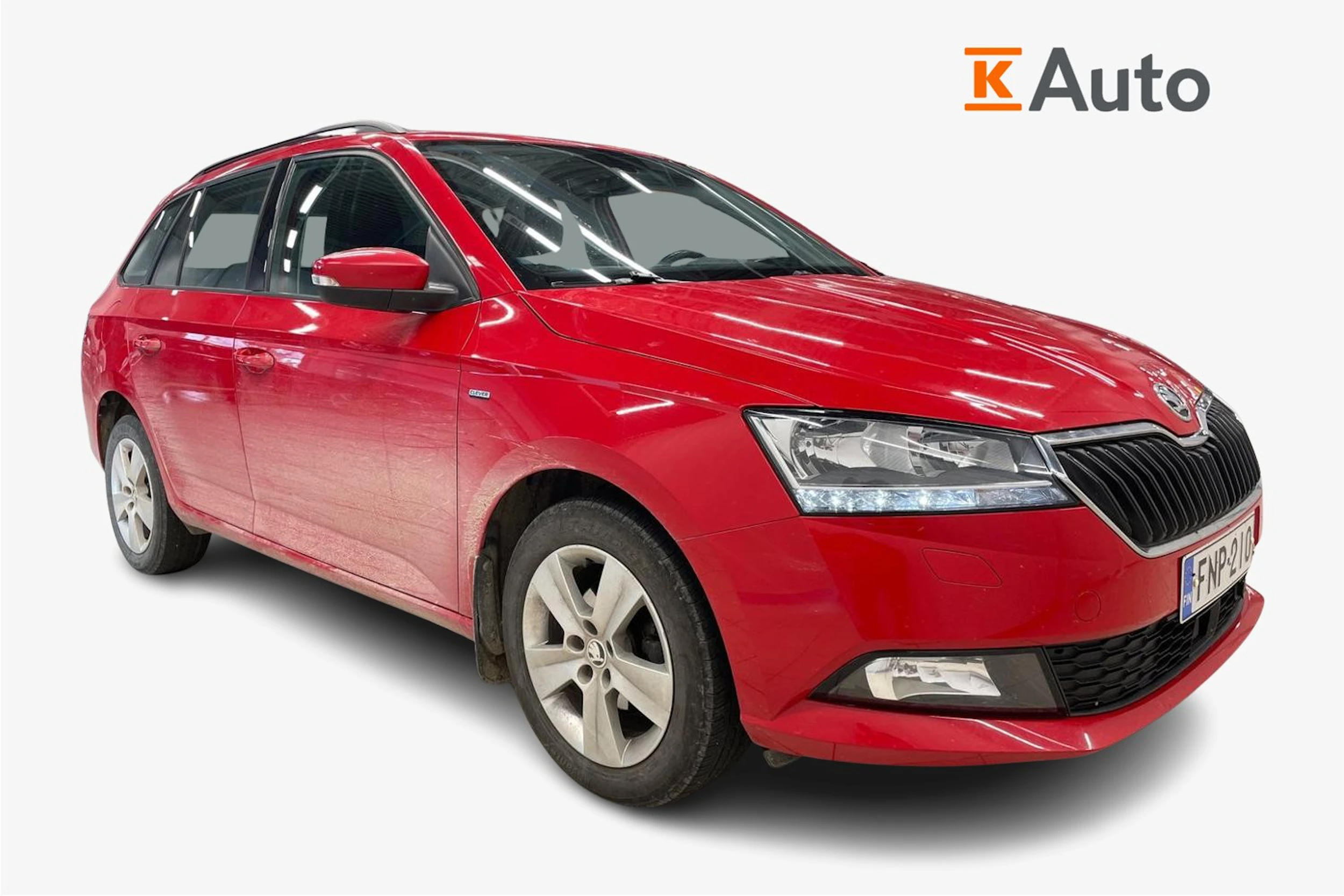 punainen Skoda Fabia 2019 kuva 1.