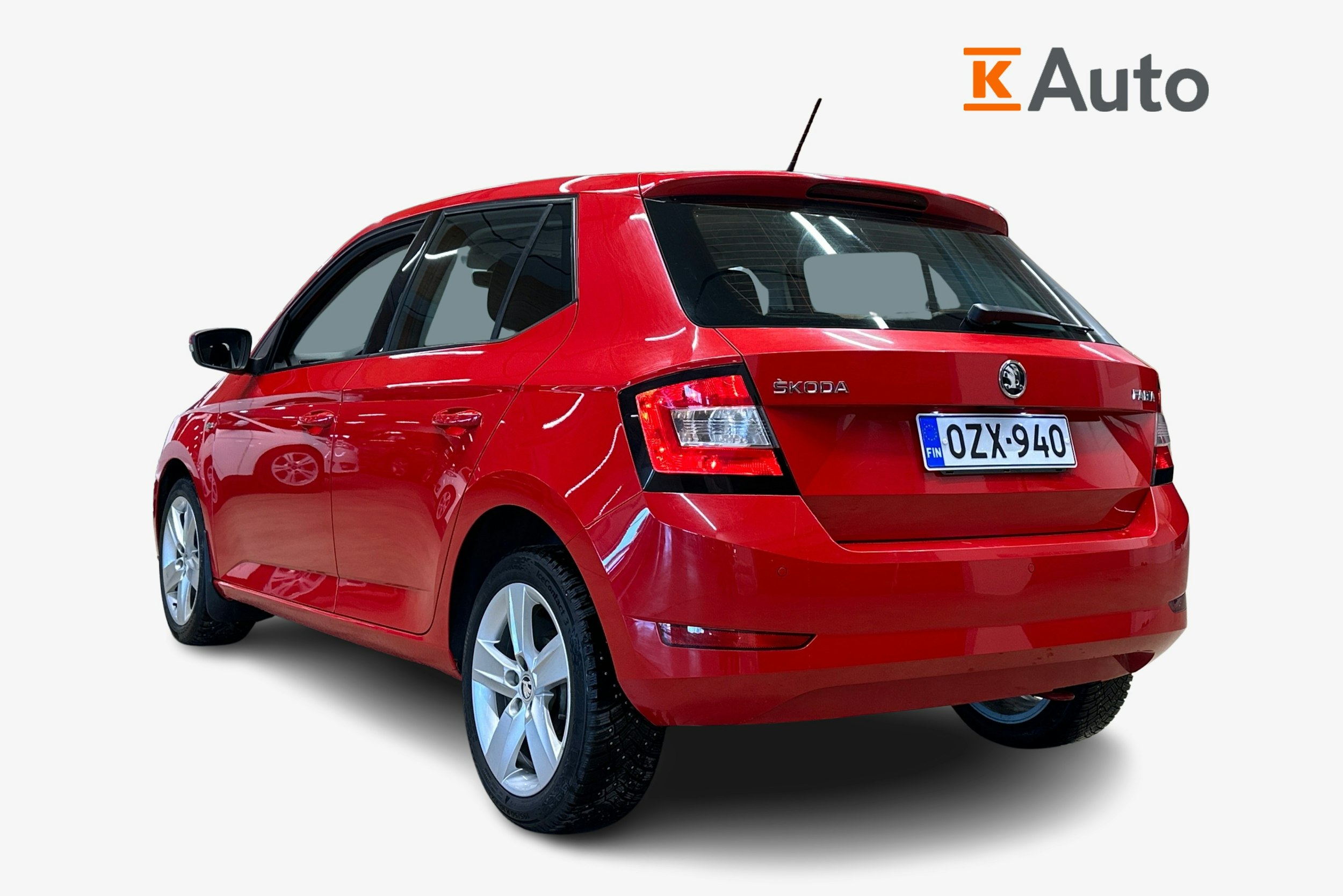 punainen Skoda Fabia 2019 kuva 2.