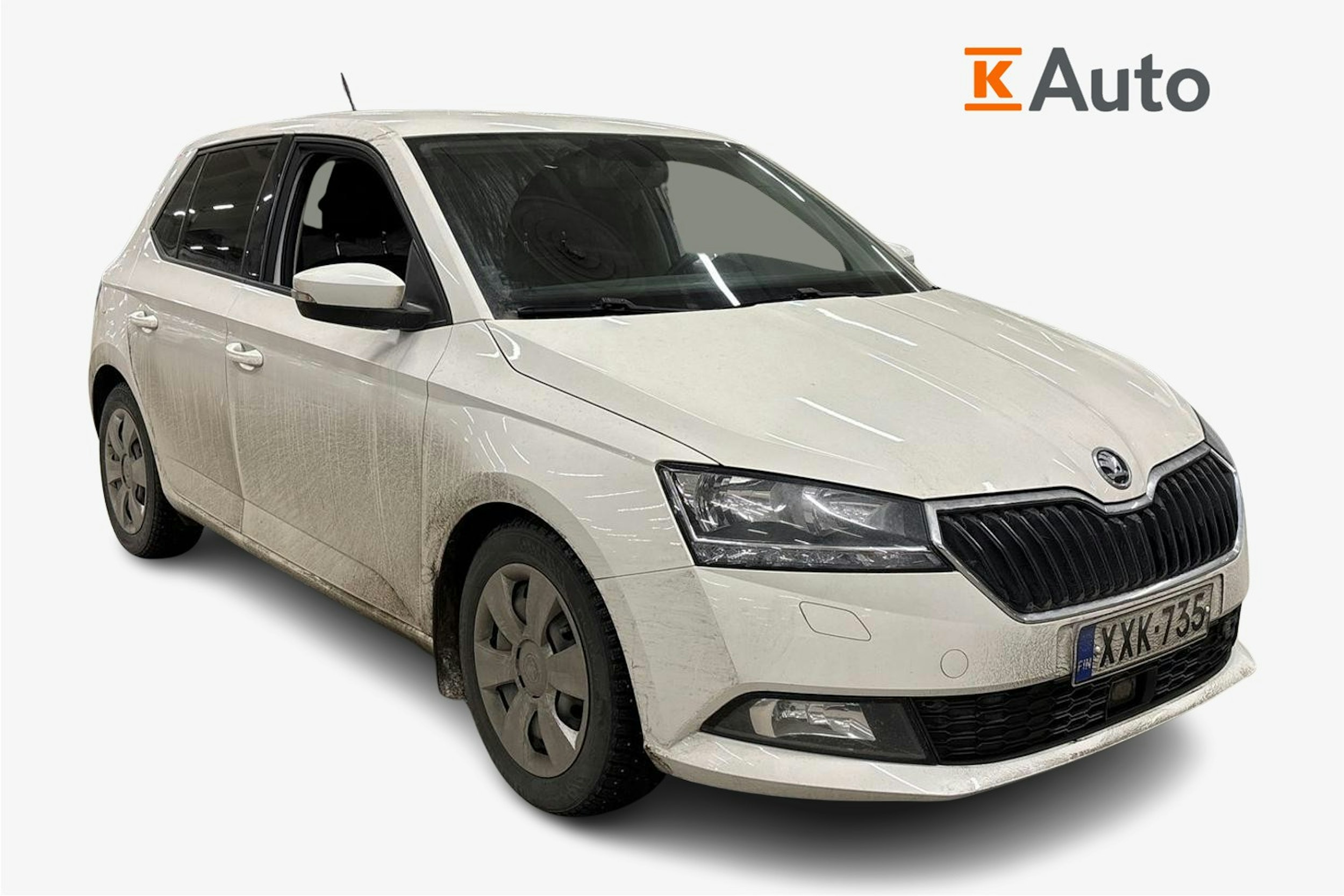 valkoinen Skoda Fabia 2021 kuva 1.