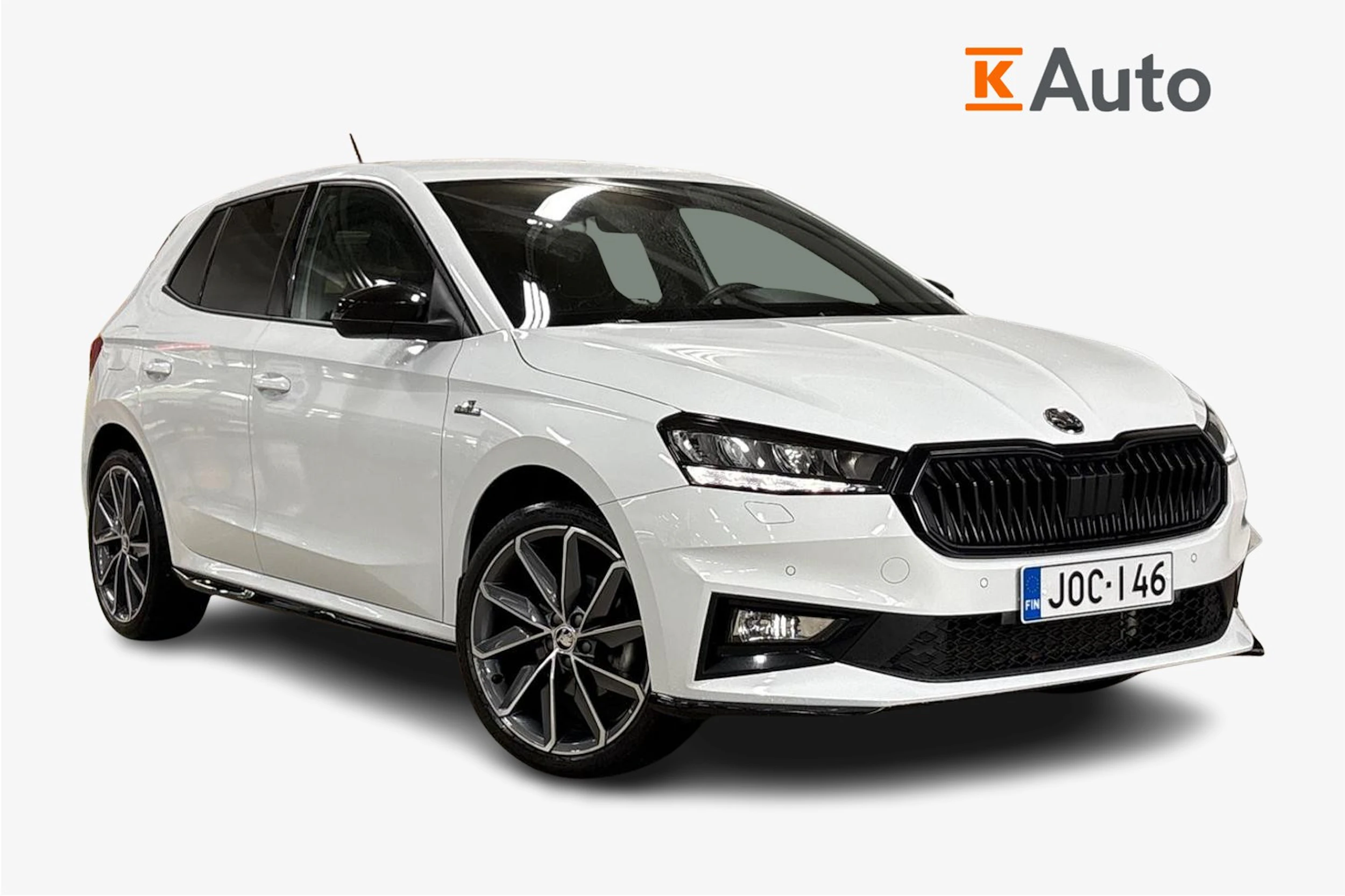 Valkoinen Skoda FABIA 2023 kuva 1.