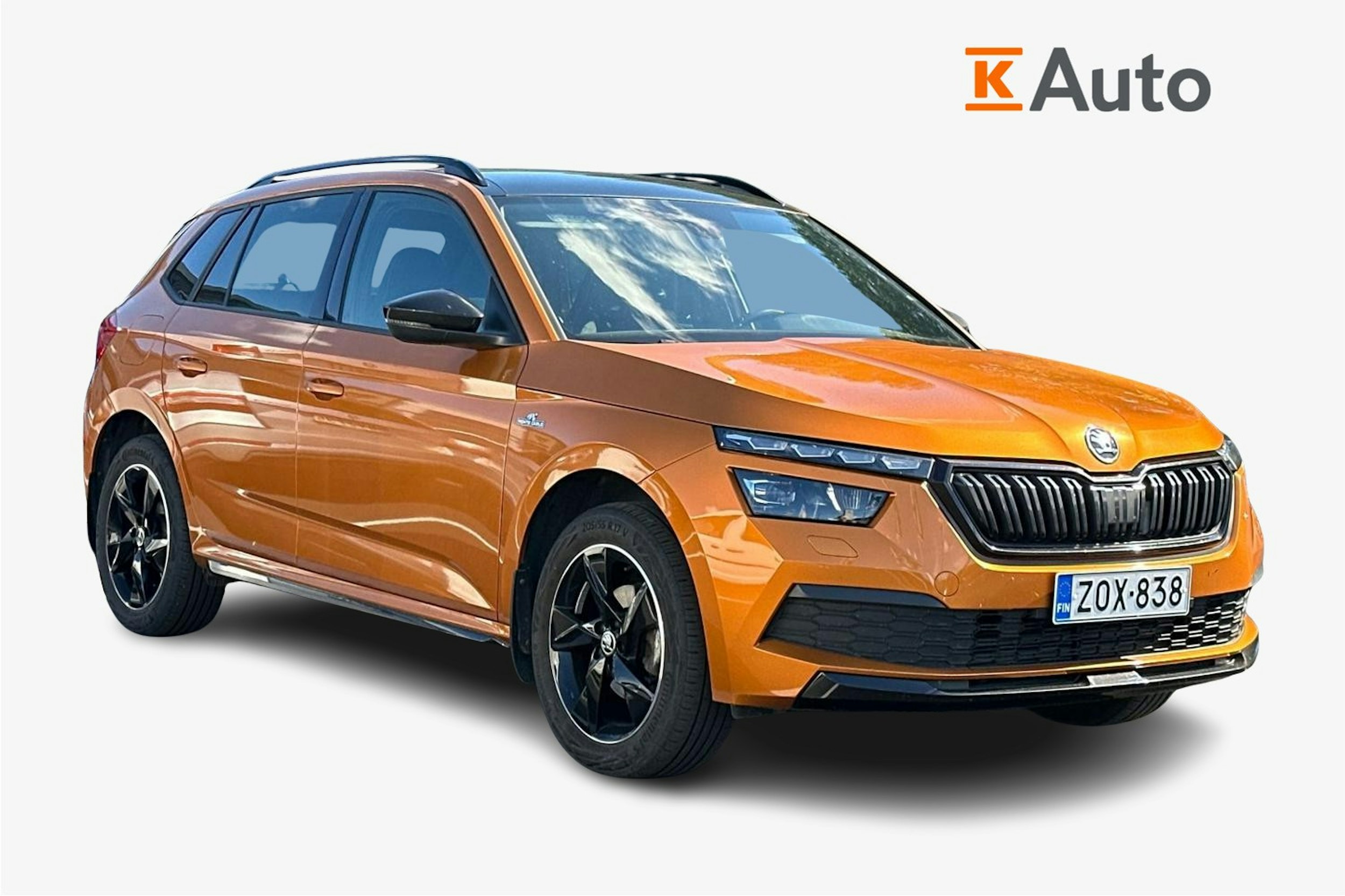 oranssi Skoda Kamiq 2023 kuva 1.