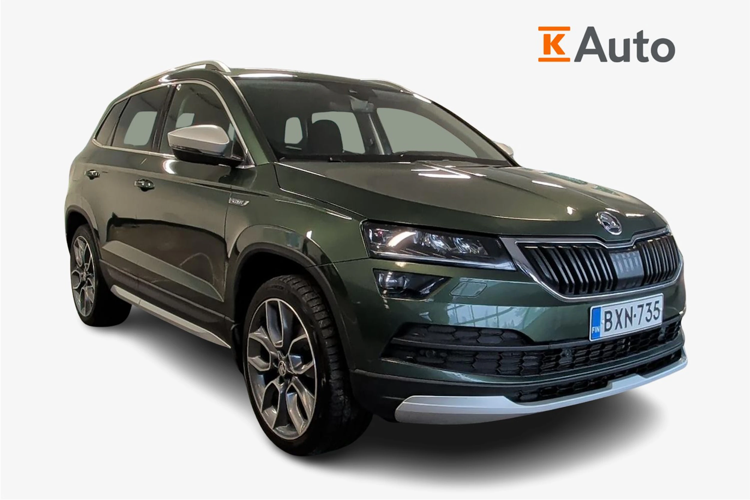 vihreä Skoda Karoq 2019 kuva 1.