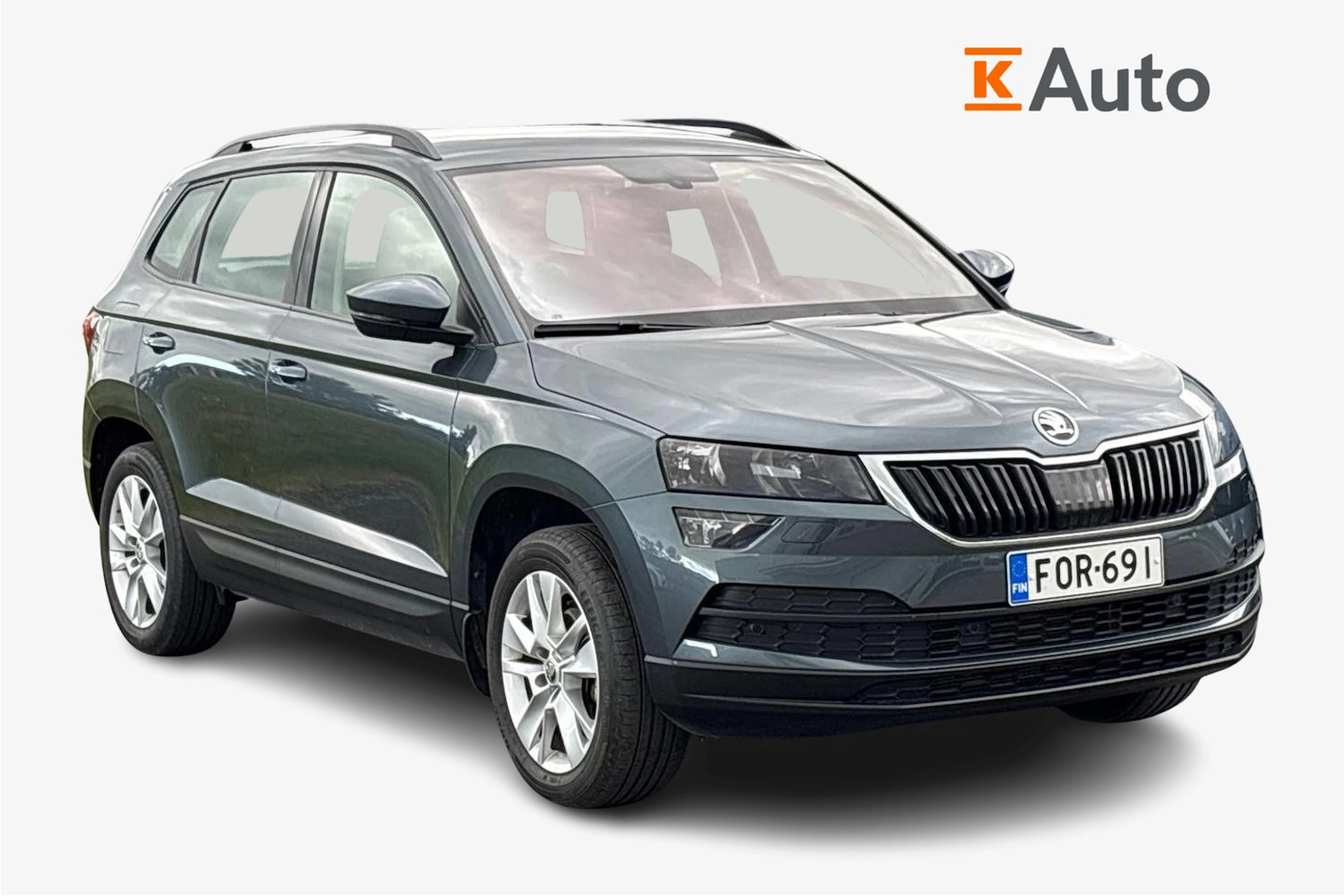 harmaa Skoda Karoq 2021 kuva 1.