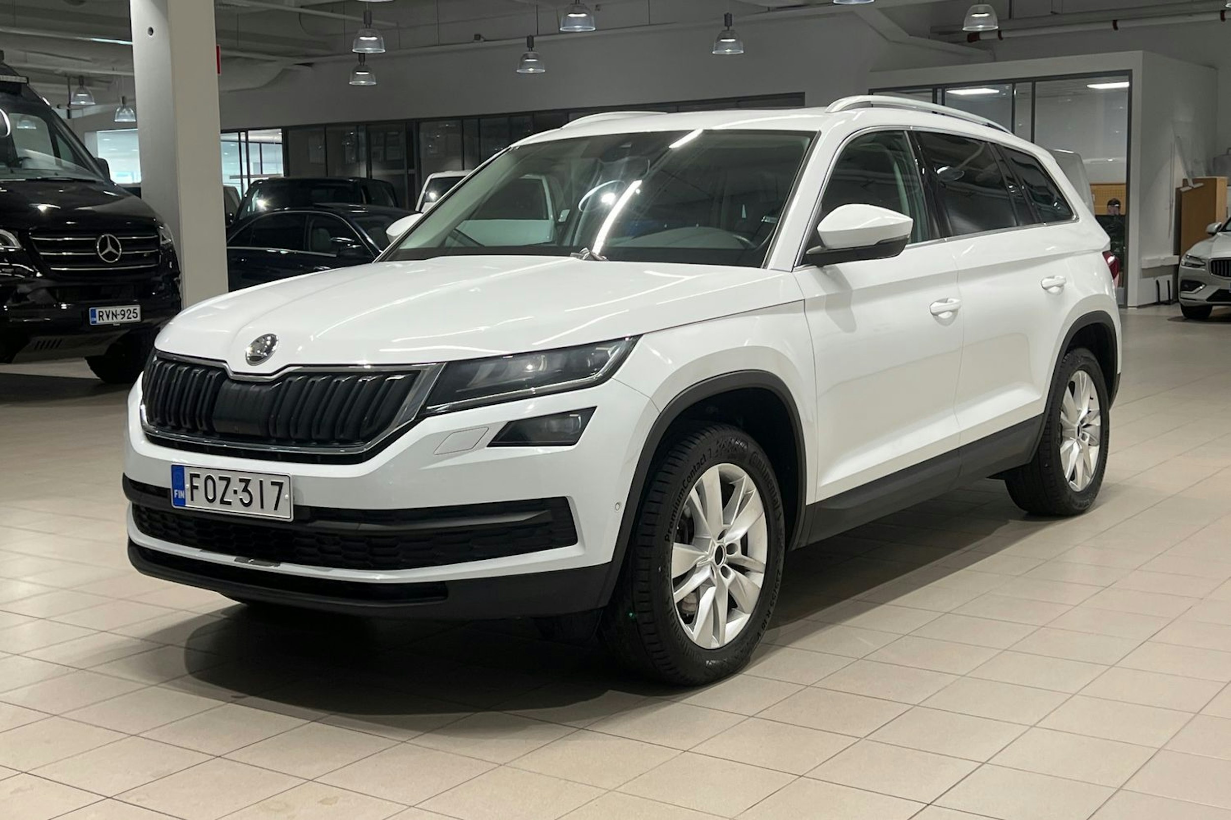 valkoinen Skoda Kodiaq 2017 kuva 23.