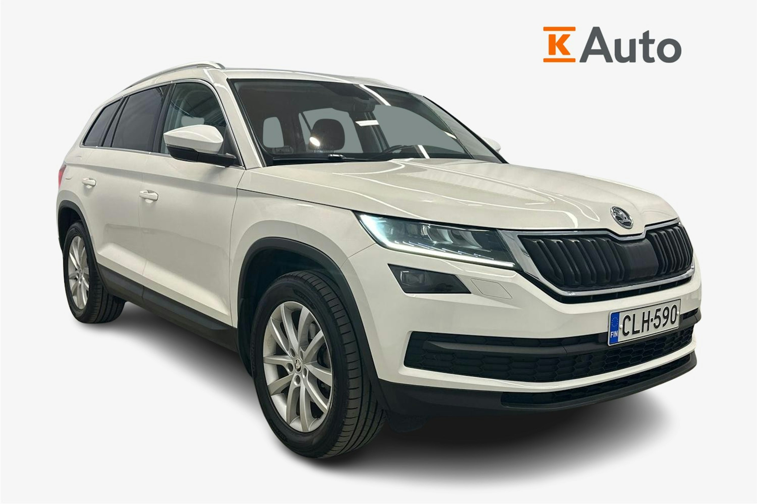 valkoinen Skoda Kodiaq 2018 kuva 1.