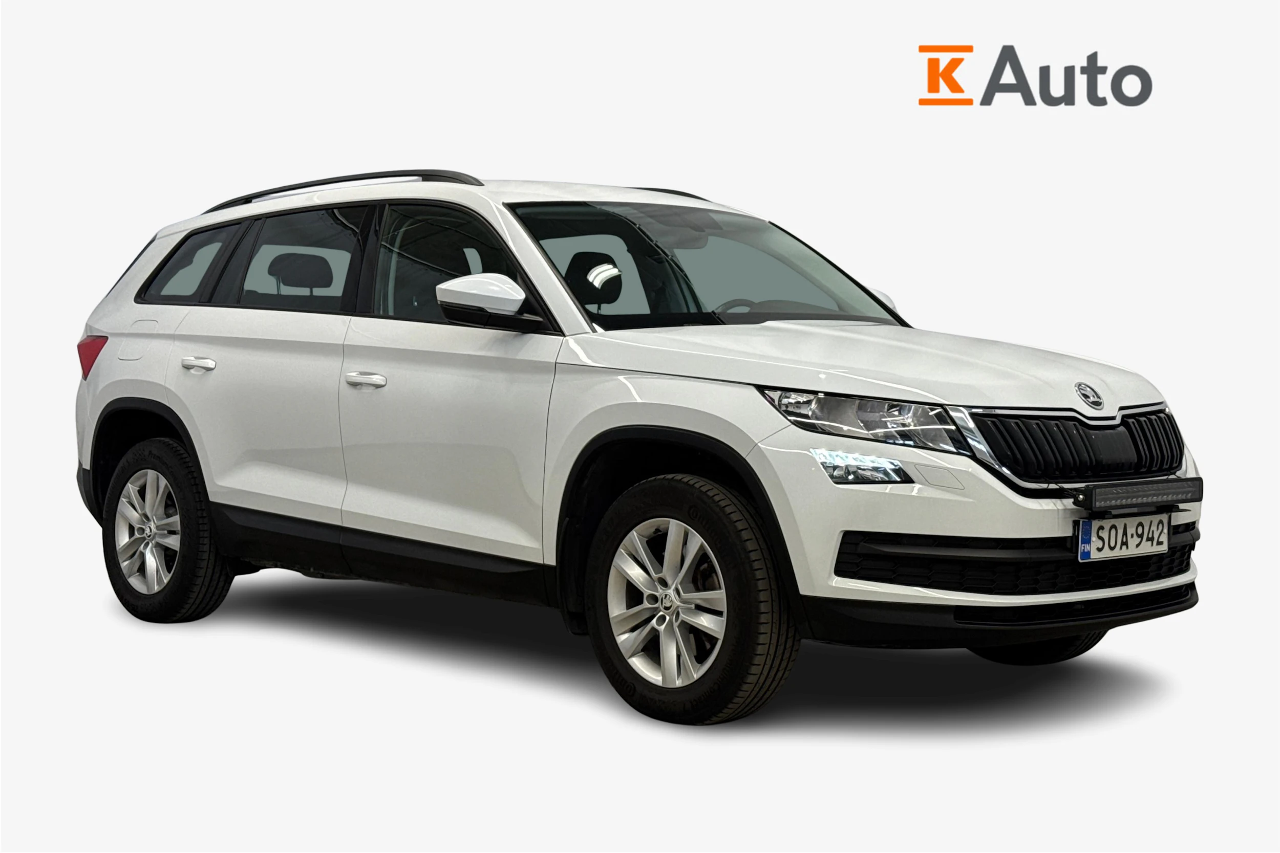 valkoinen Skoda Kodiaq 2018 kuva 1.