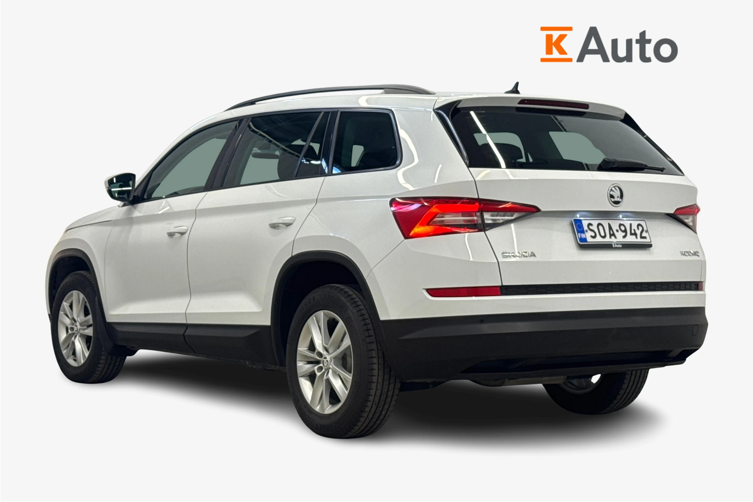 valkoinen Skoda Kodiaq 2018 kuva 3.