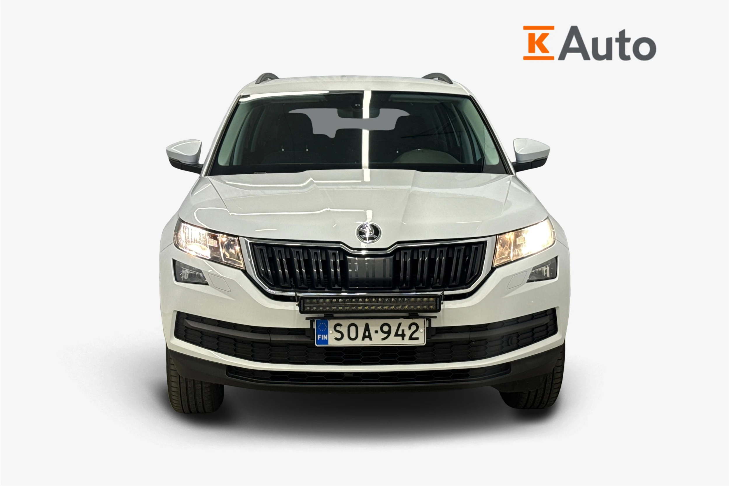 valkoinen Skoda Kodiaq 2018 kuva 5.
