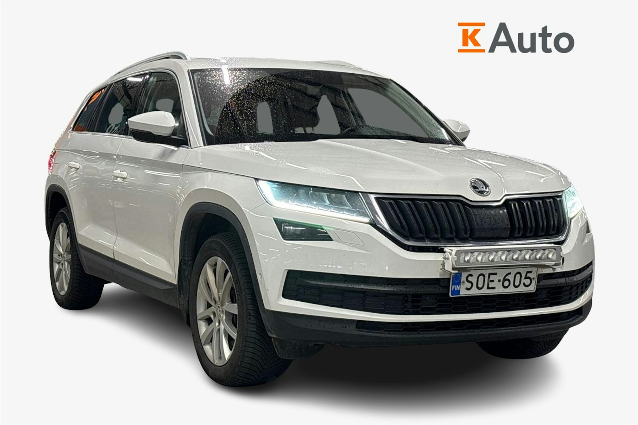 valkoinen Skoda Kodiaq 2018 kuva 1.