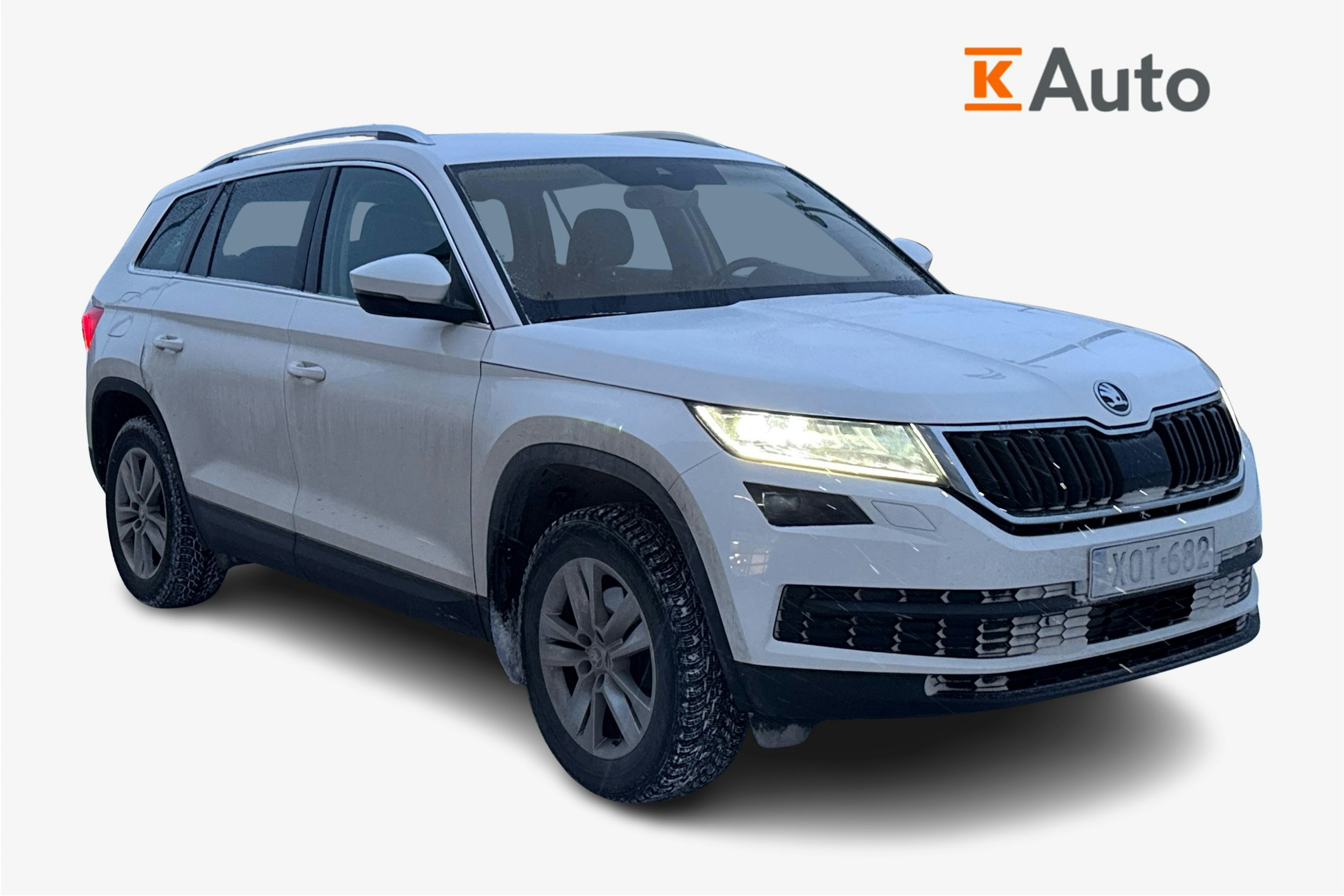 valkoinen Skoda Kodiaq 2018 kuva 1.