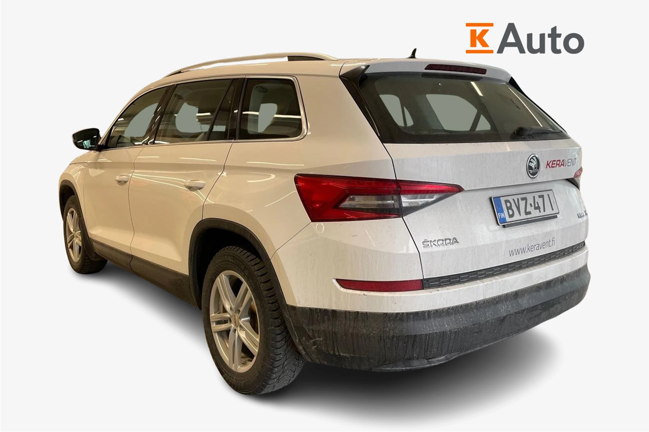 valkoinen Skoda Kodiaq 2019 kuva 2.