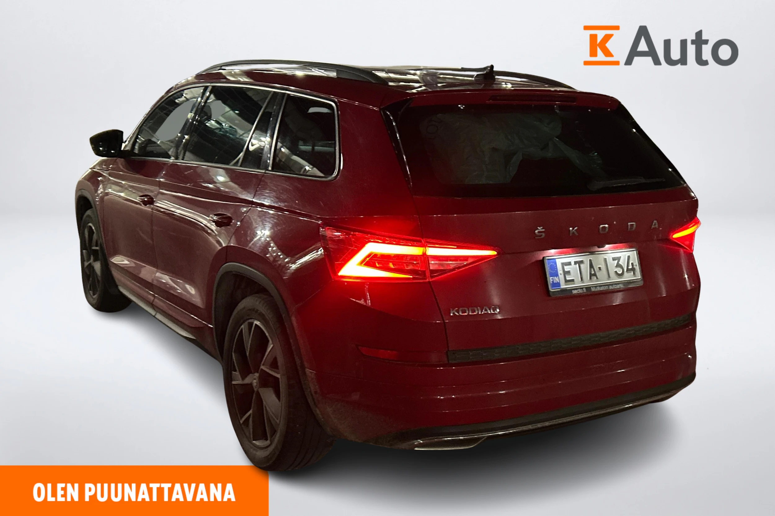 punainen Skoda Kodiaq 2019 kuva 2.