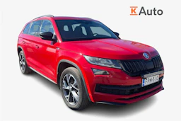 punainen Skoda Kodiaq 2020 kuva 1.