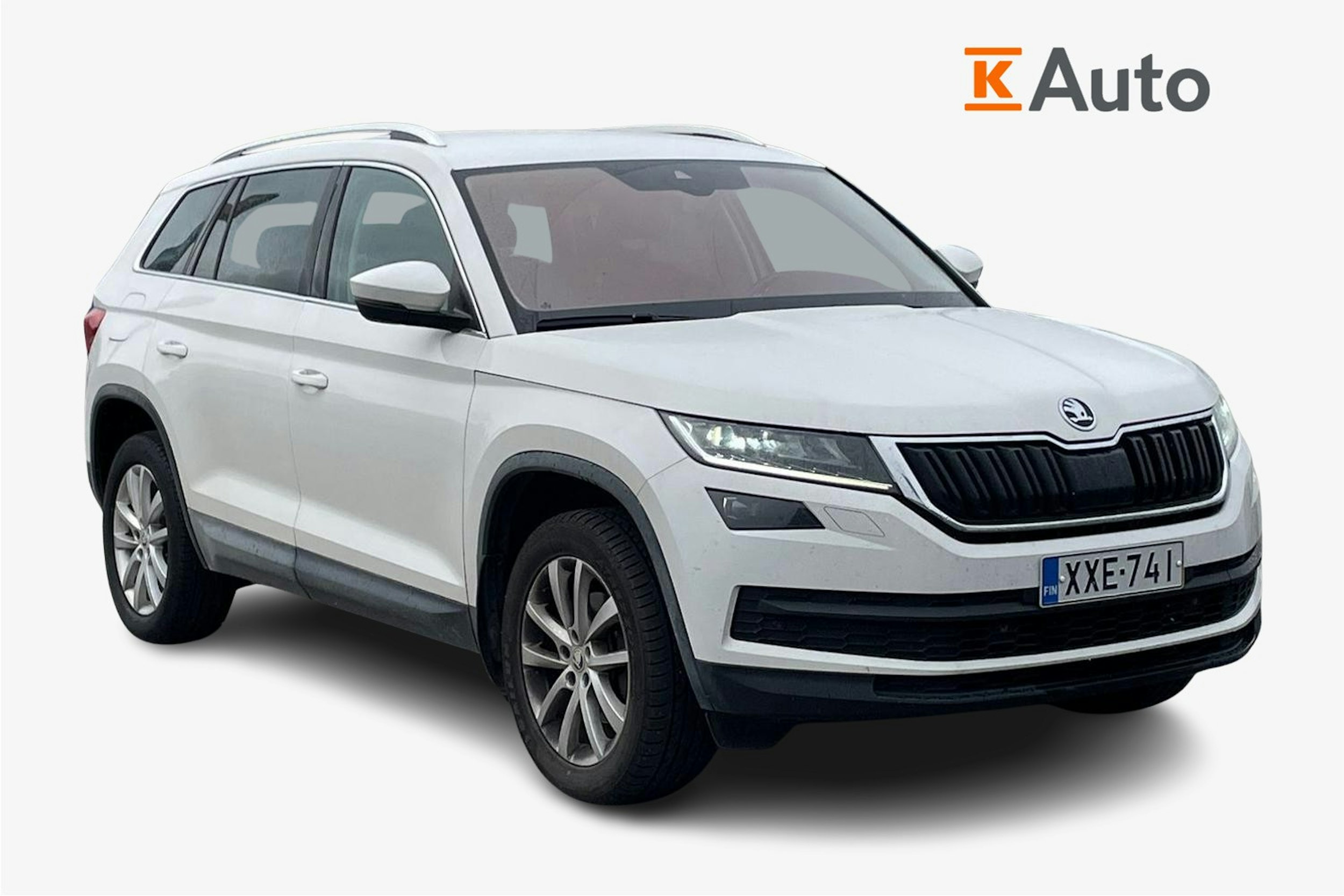 valkoinen Skoda Kodiaq 2020 kuva 1.