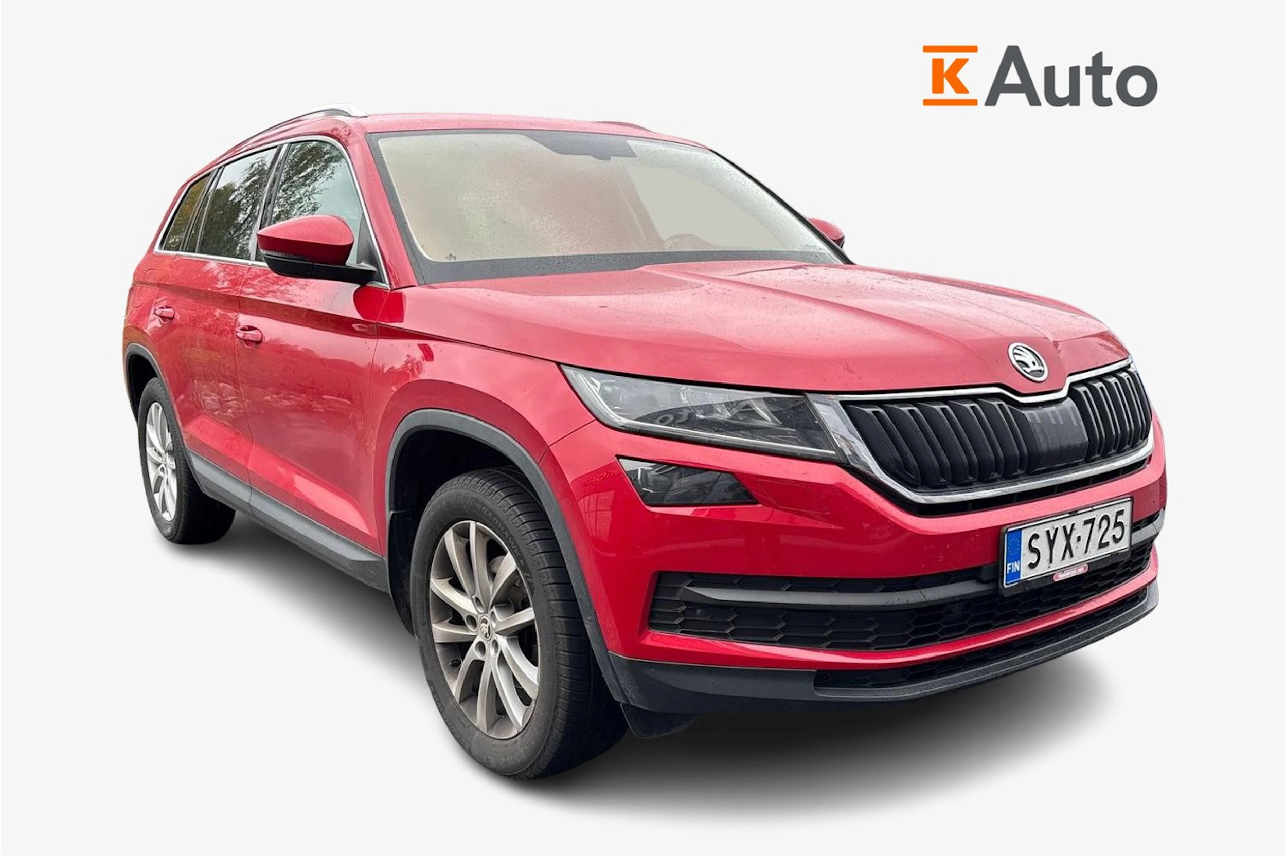 punainen Skoda Kodiaq 2021 kuva 1.