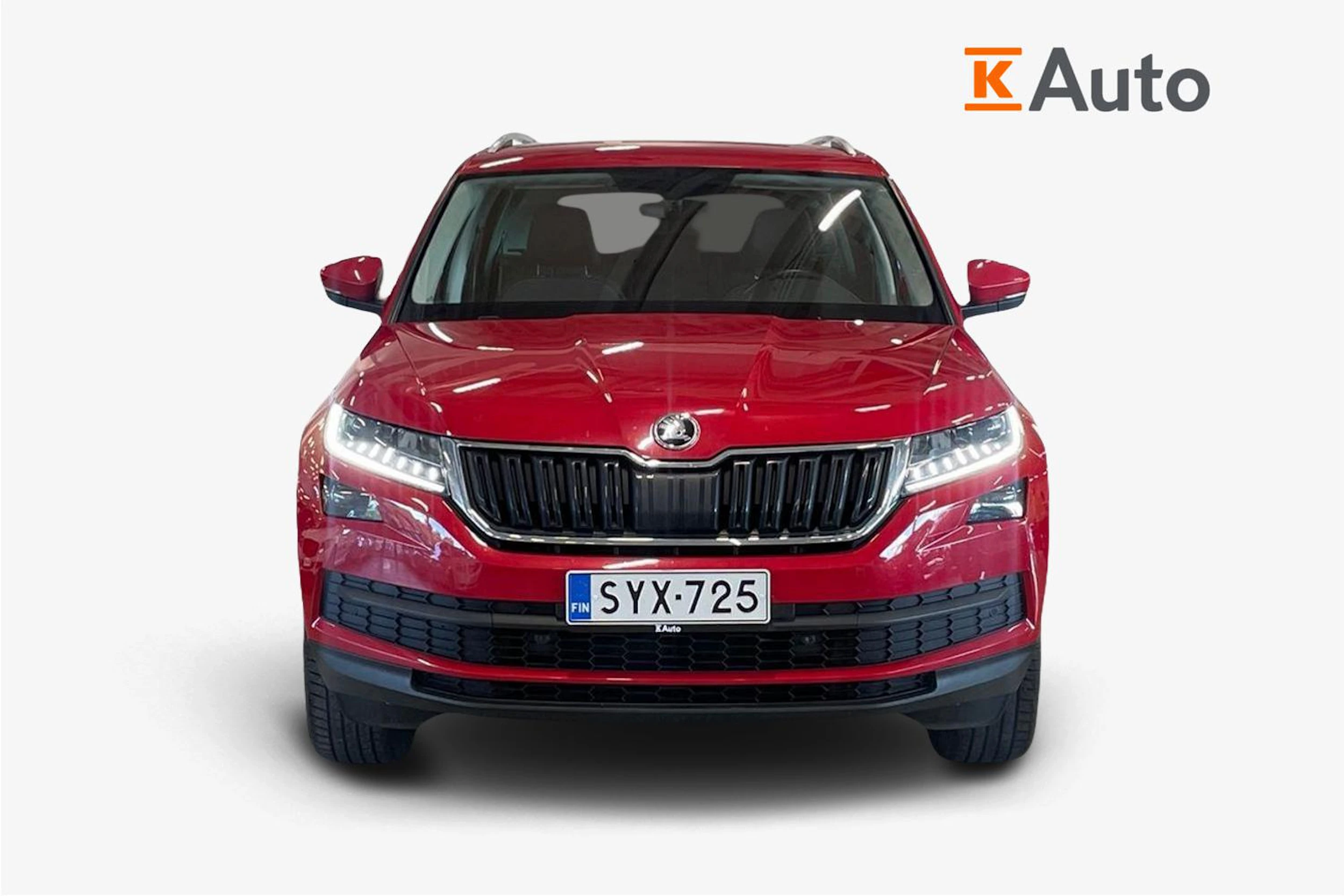 punainen Skoda Kodiaq 2021 kuva 4.